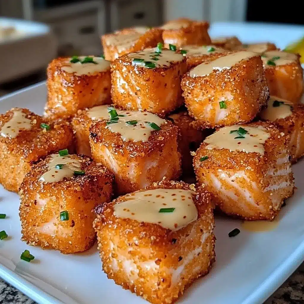 Crispy Bang Bang Salmon Bites
