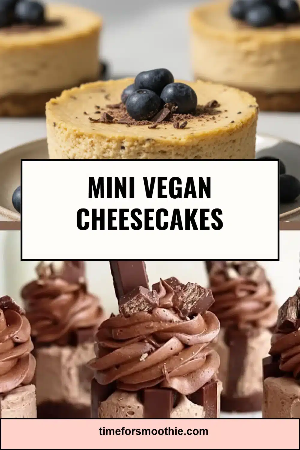 Mini Vegan Cheesecakes