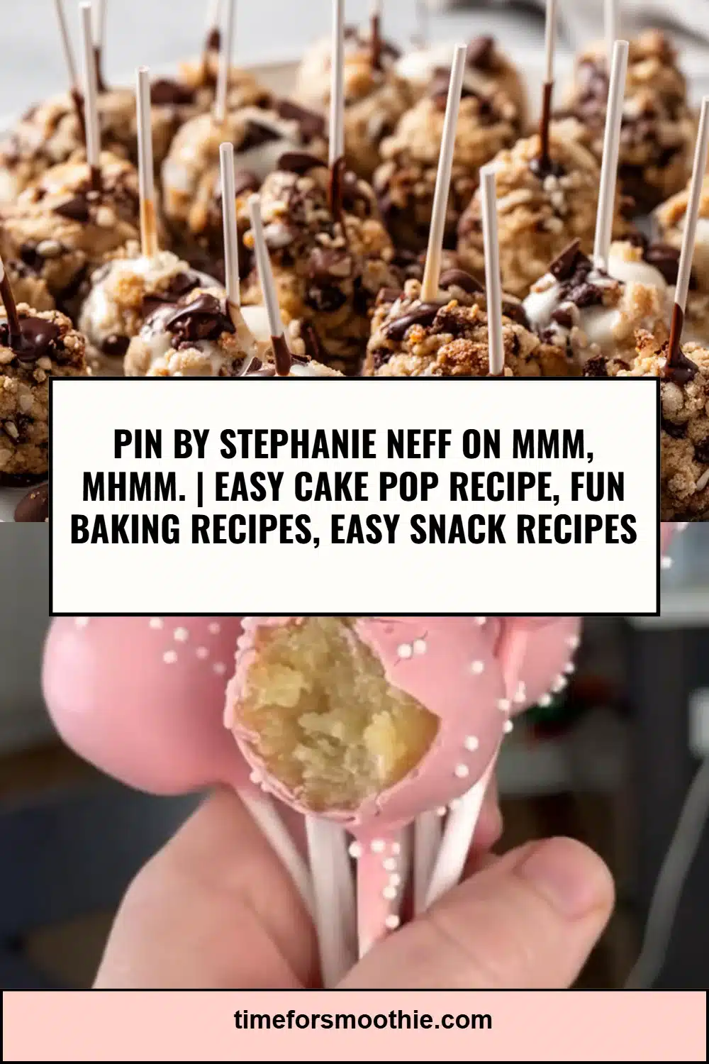 Pin by Stephanie Neff on Mmm, mhmm. | Easy cake pop recipe, Fun baking recipes, Easy snack recipes