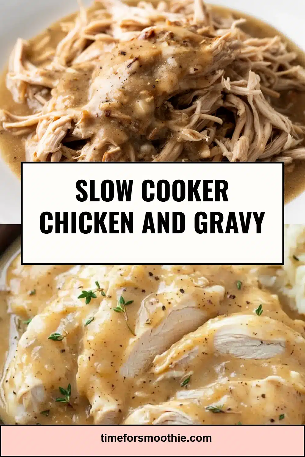Slow Cooker Chicken and Gravy