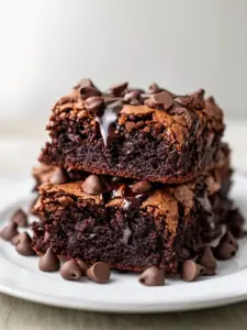 Delicious slutty brownies layered with chocolate chip cookies and Oreo cookies.