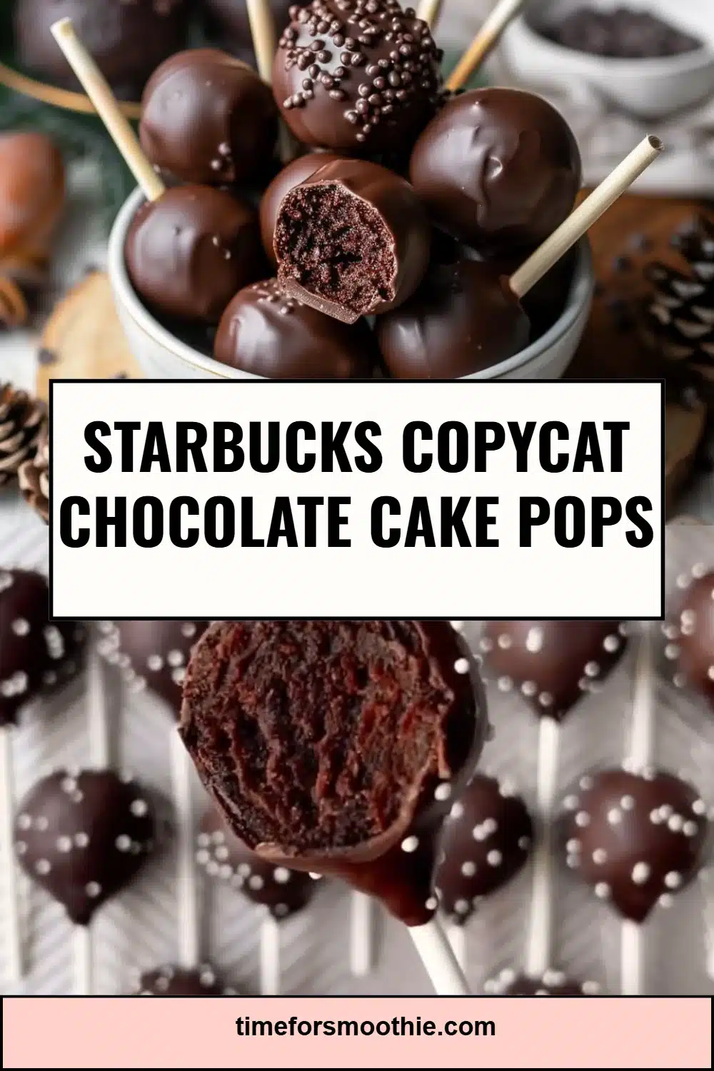Starbucks Copycat Chocolate Cake Pops