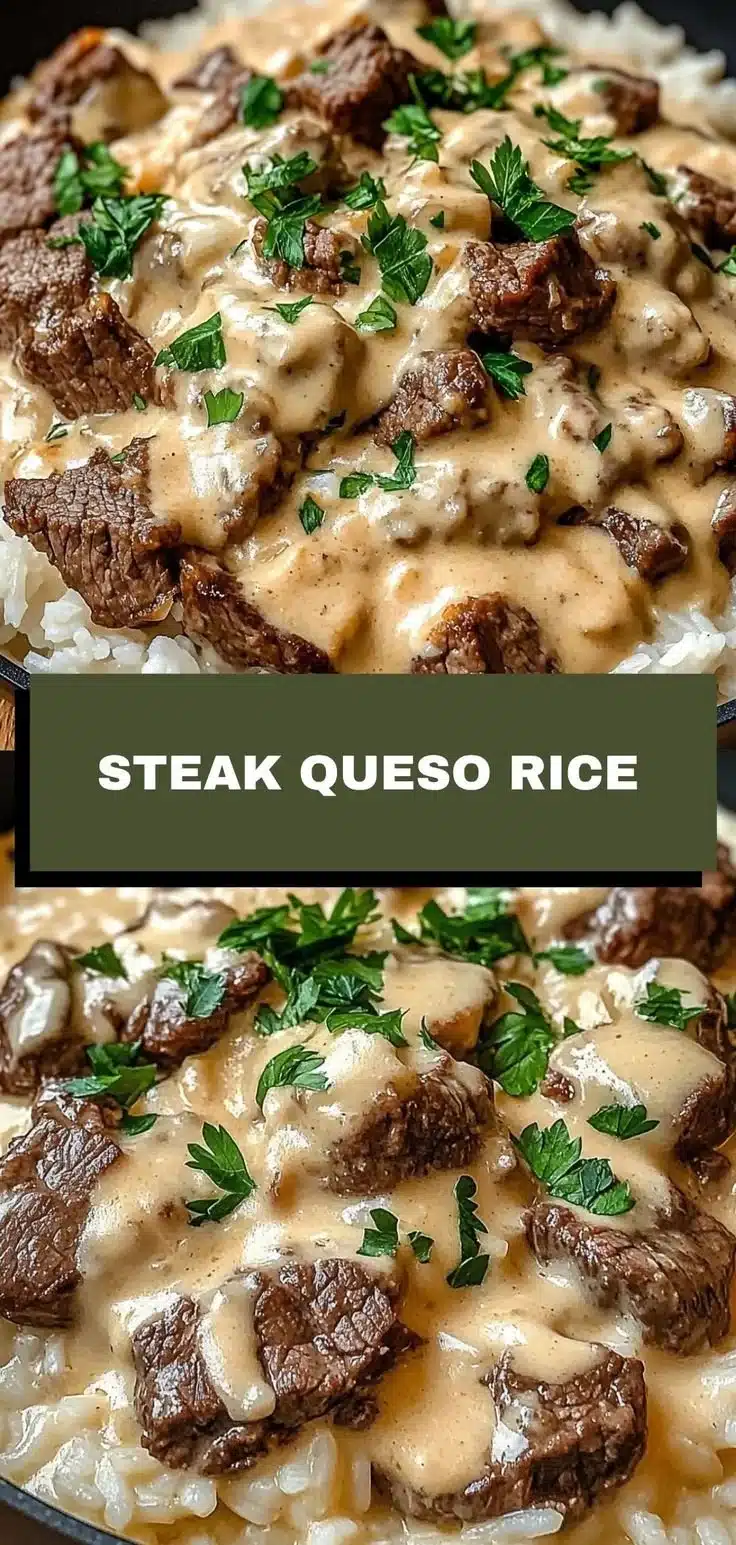 Steak Queso Rice