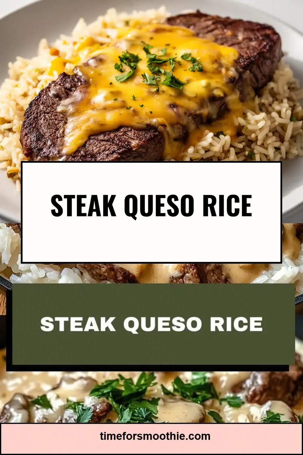 Steak Queso Rice