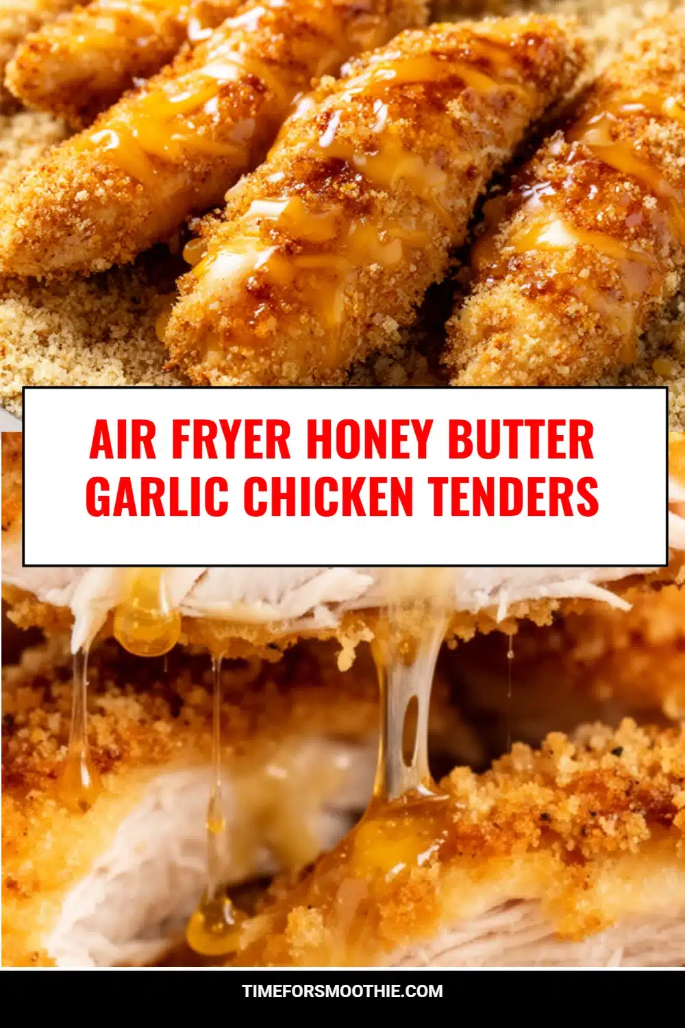 Air Fryer Honey Butter Garlic Chicken Tenders