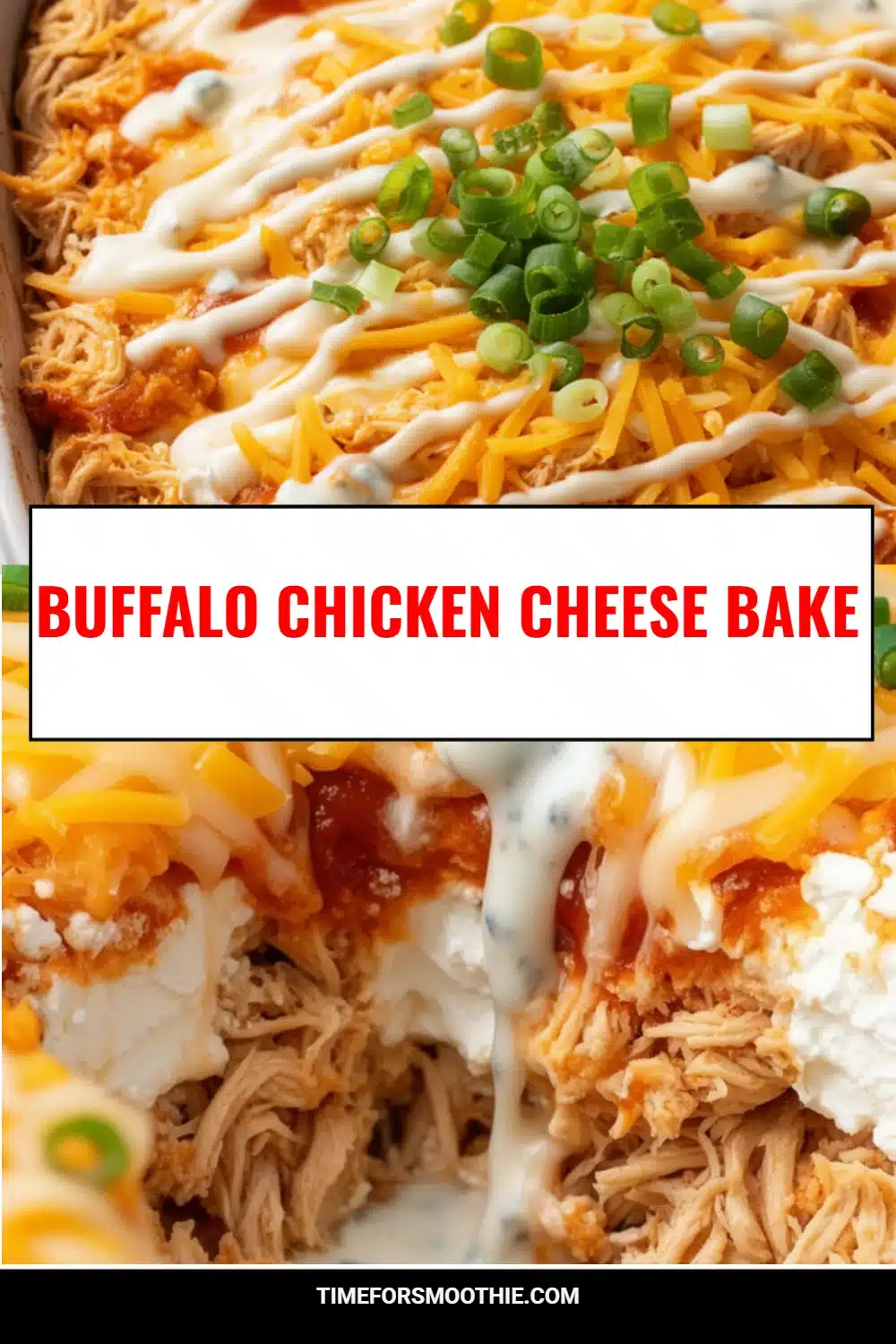 Buffalo Chicken Cheese Bake