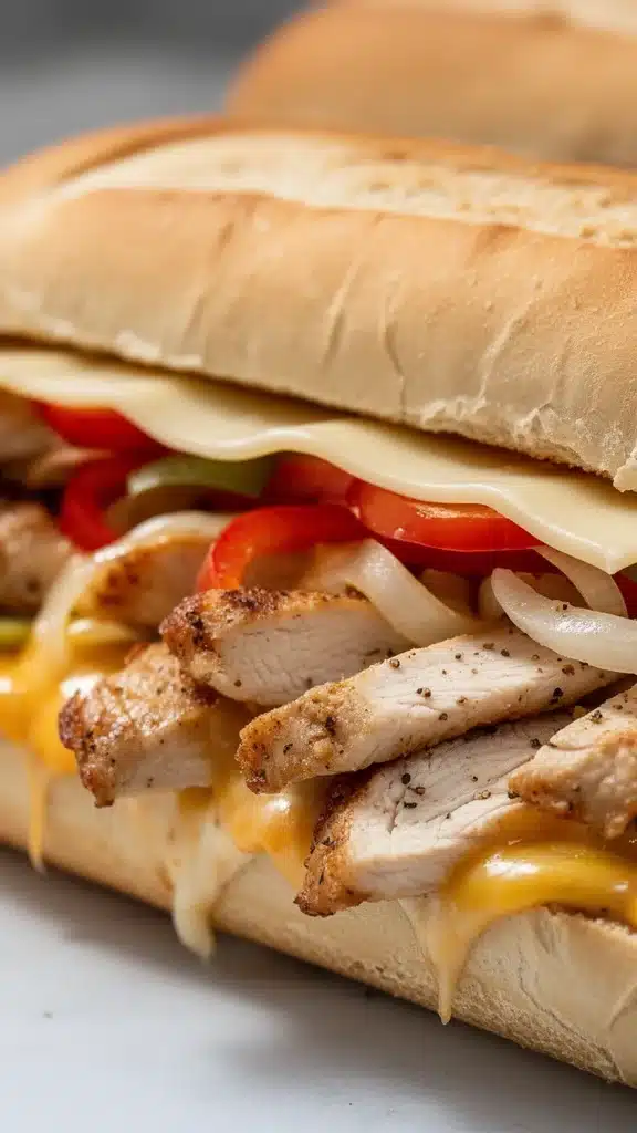 Chicken Philly Cheese Steaks