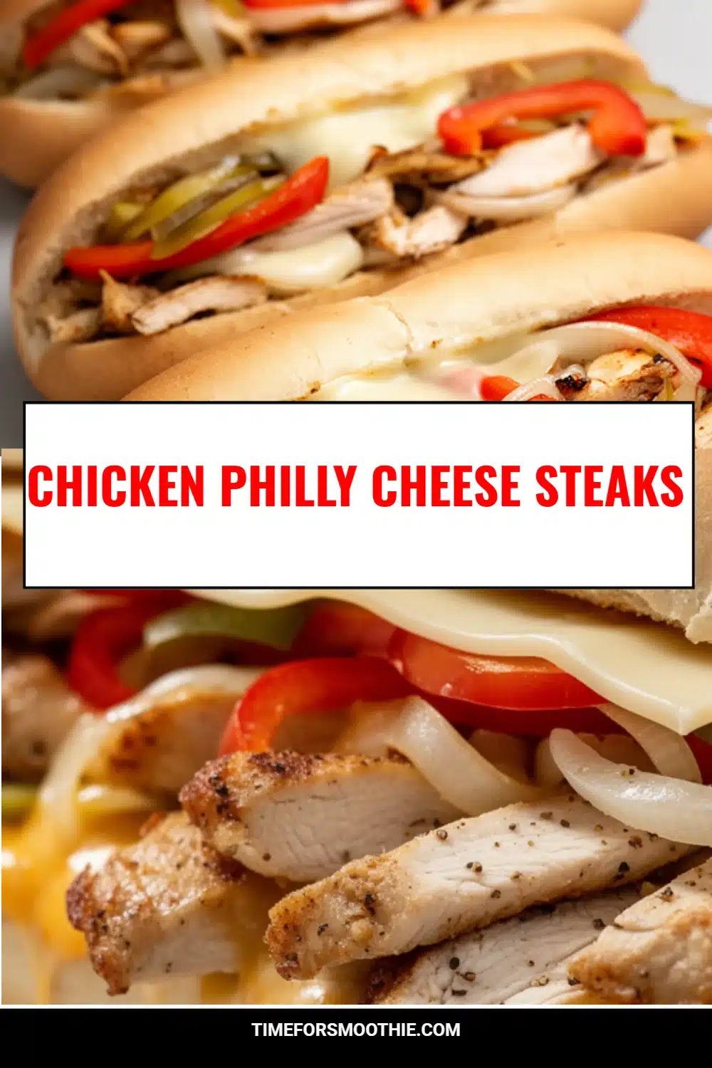 Chicken Philly Cheese Steaks