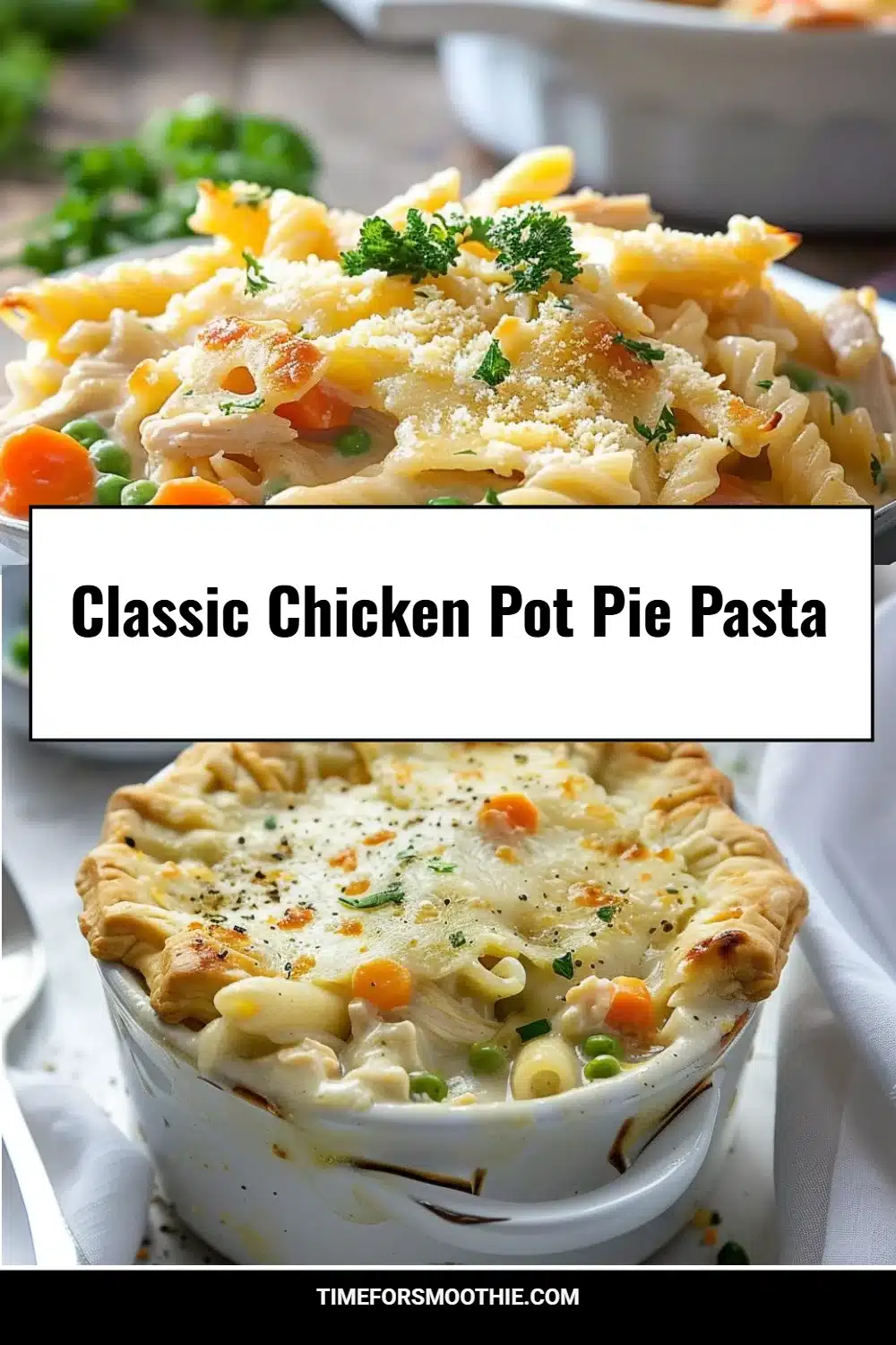 Classic Chicken Pot Pie Pasta