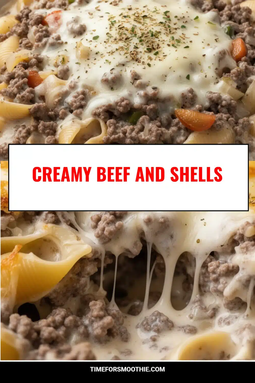 Creamy Beef and Shells