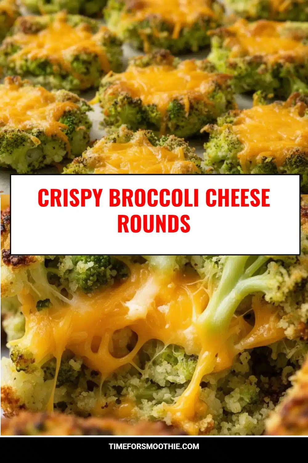 Crispy Broccoli Cheese Rounds