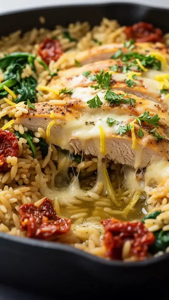 Flavorful Mediterranean Chicken Orzo Recipe For A Healthy Dinner