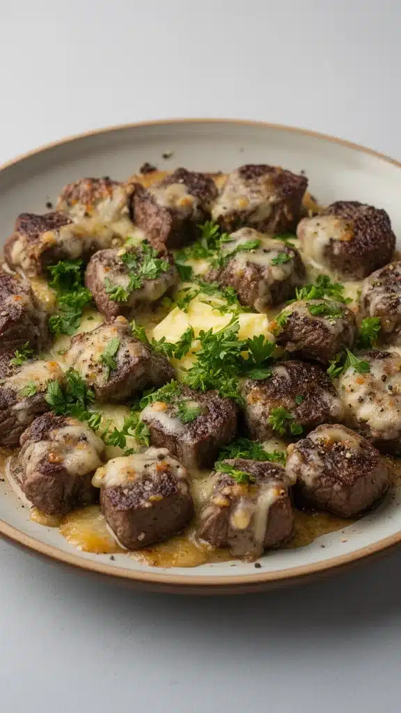 Garlic Butter Steak Bites