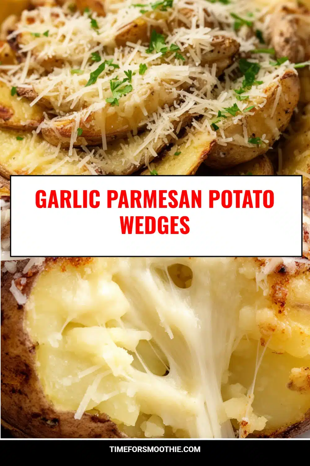 Garlic Parmesan Potato Wedges