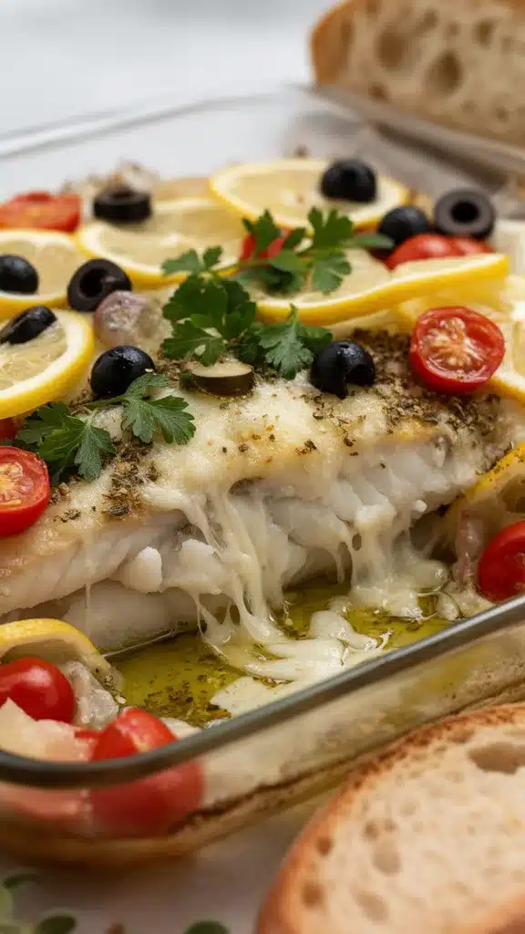Mediterranean Baked Fish