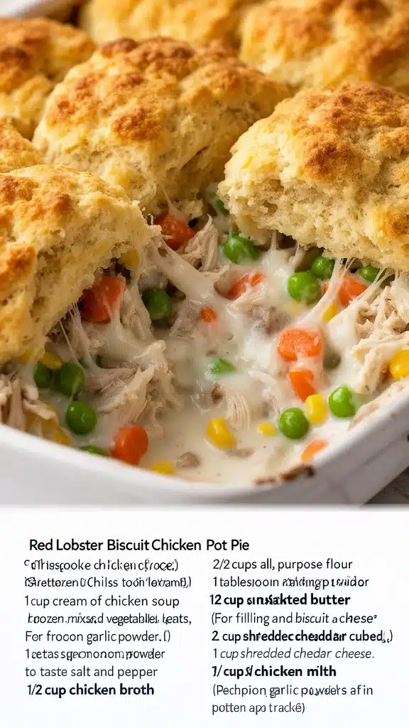 Red Lobster Biscuit Chicken Pot Pie