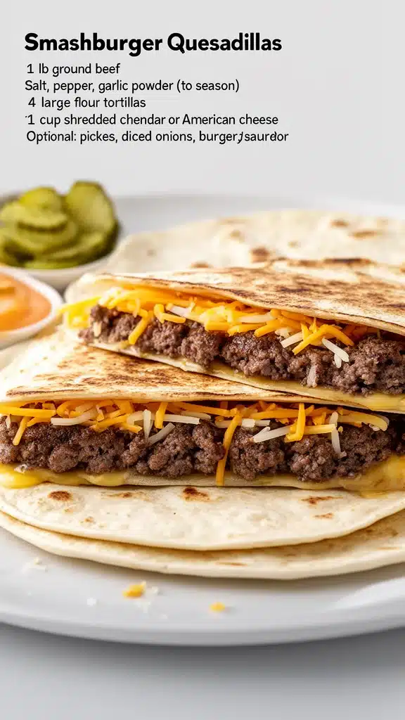 Smashburger Quesadillas