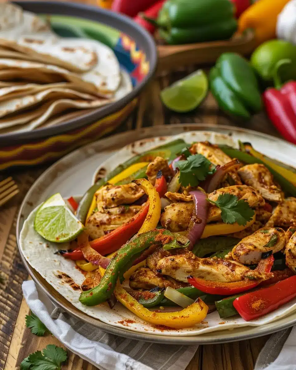 The BEST Easy Chicken Fajitas