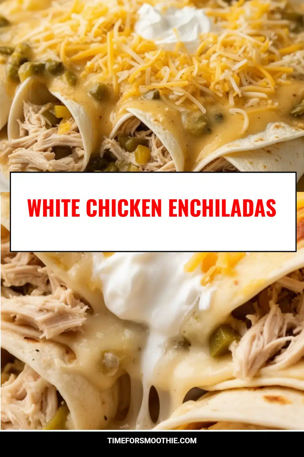 White Chicken Enchiladas